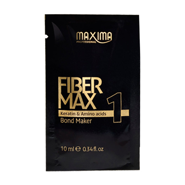 Сироватка Maxima Professional Fiber Max 1 Kreatine &amp; Amino Acids Bond Maker для кератинового відновлення волосся, 10 мл