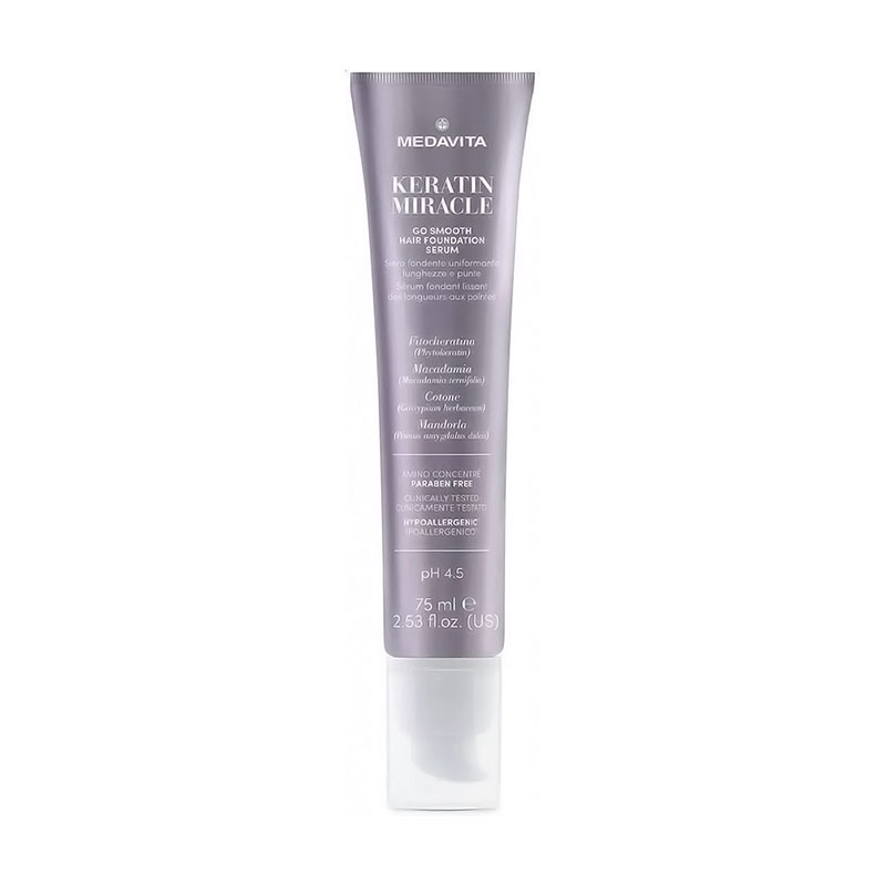 Сироватка Medavita Keratin Miracle Go Smooth Hair Foundation Serum для гладкості волосся, 75 мл