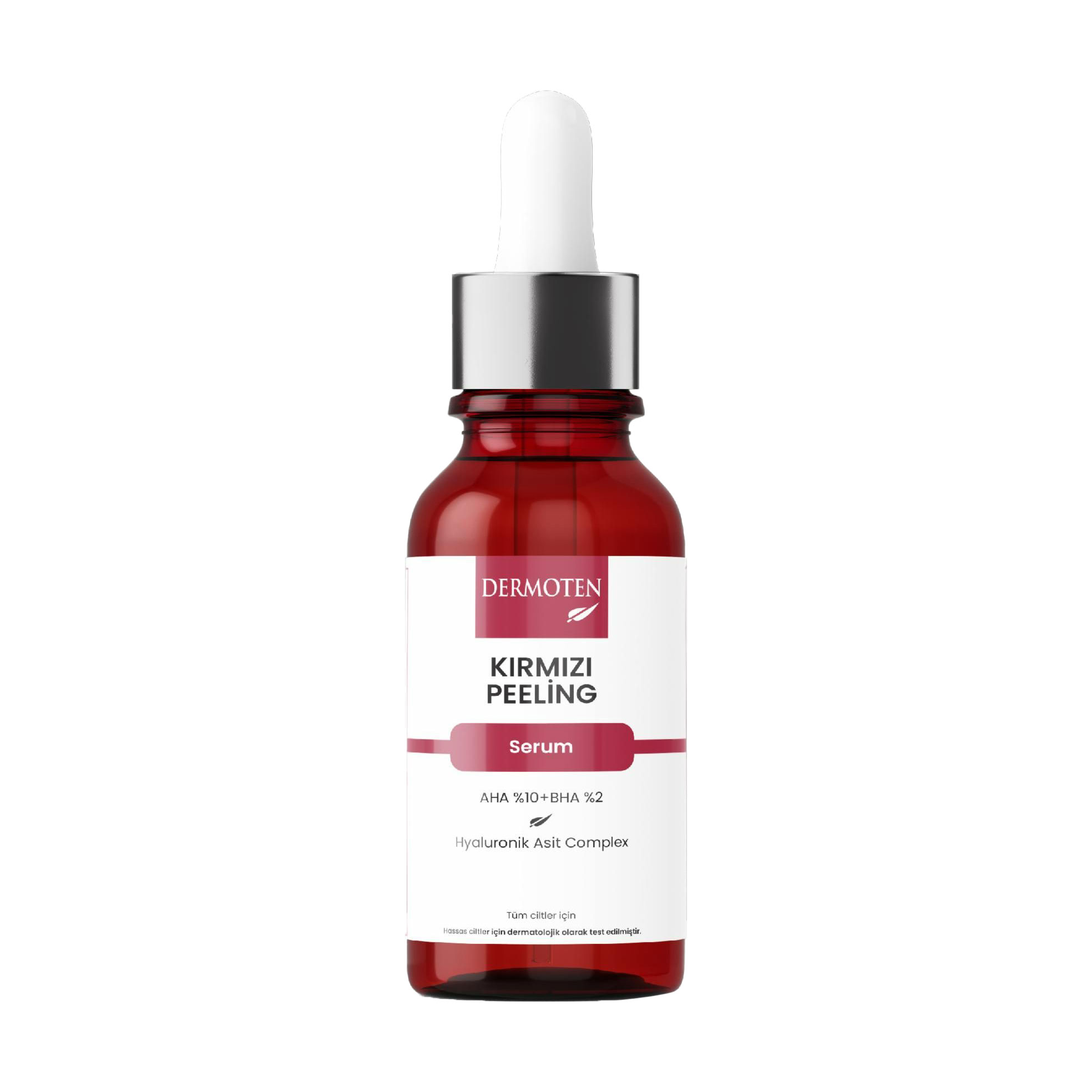 Сироватка-пілінг для обличчя Dermoten Red Peeling Serum з кислотами, 30 мл