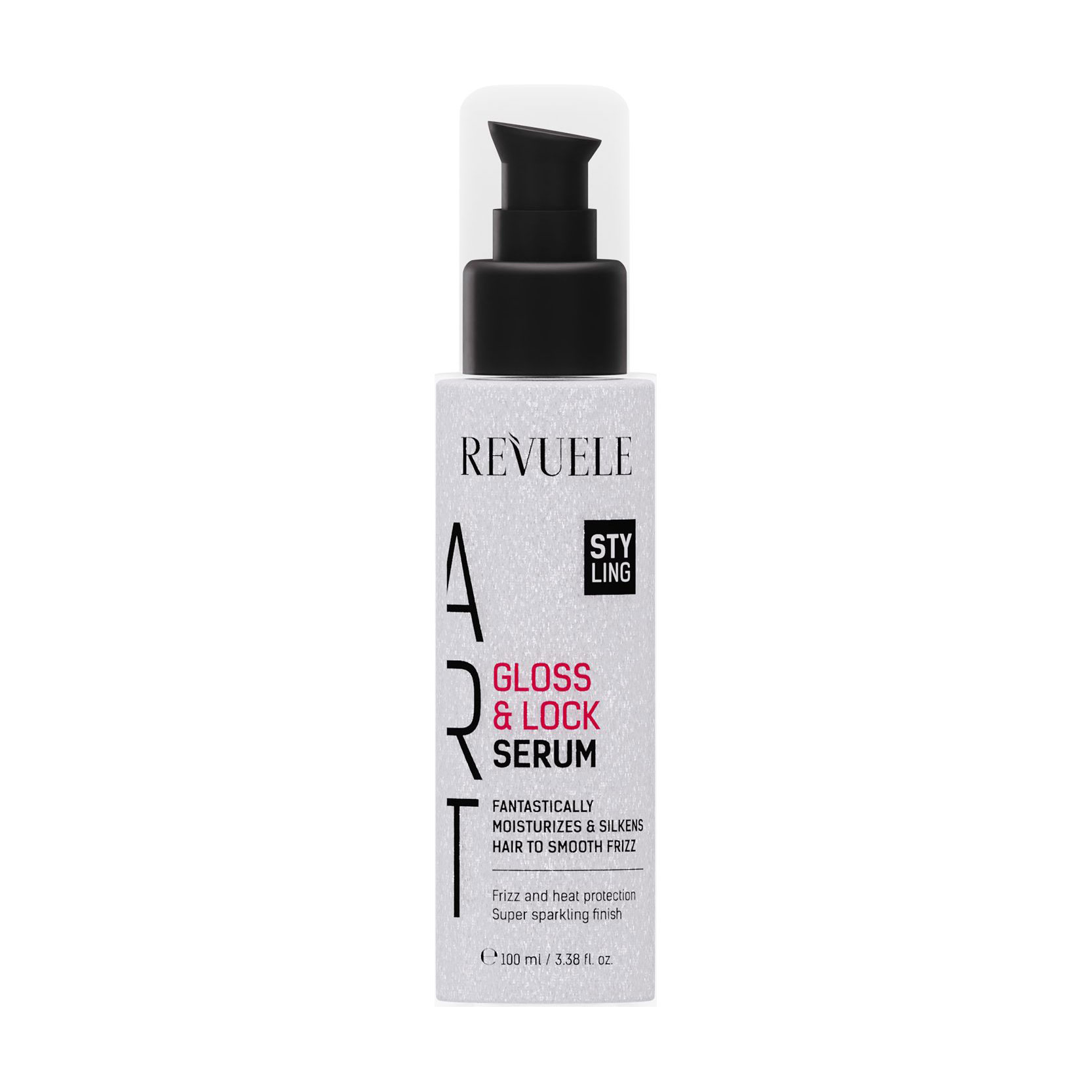 Сироватка Revuele Art Gloss &amp; Lock Serum для блиску та фіксації волосся, з блискітками, 100 мл