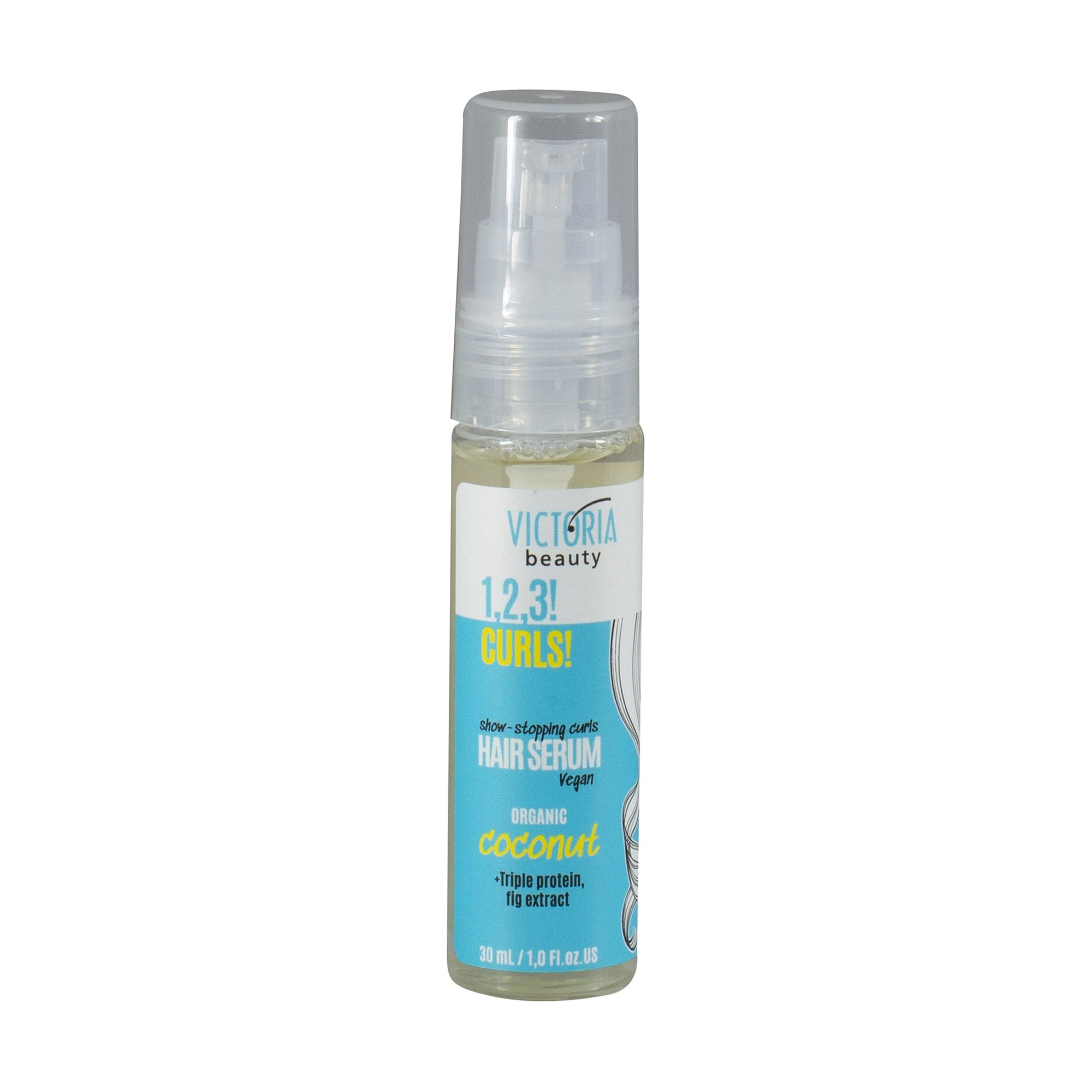 Сироватка Victoria Beauty 1, 2, 3! Curls! Hair Serum для кучерявого волосся, 30 мл