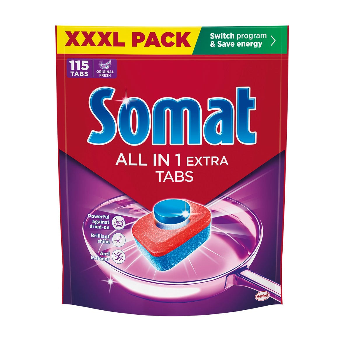 Таблетки для посудомийної машини Somat All in 1 Extra, 115 шт