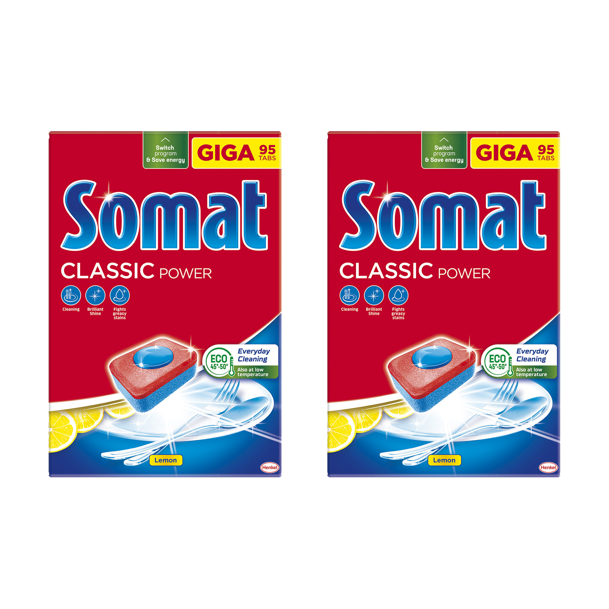 Таблетки для посудомийної машини Somat Classic, 2*95 шт