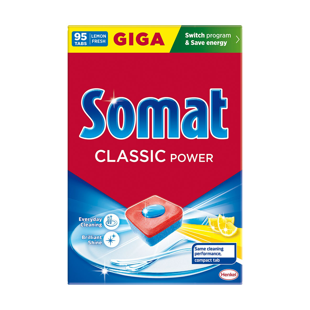Таблетки для посудомийної машини Somat Classic, 95 шт