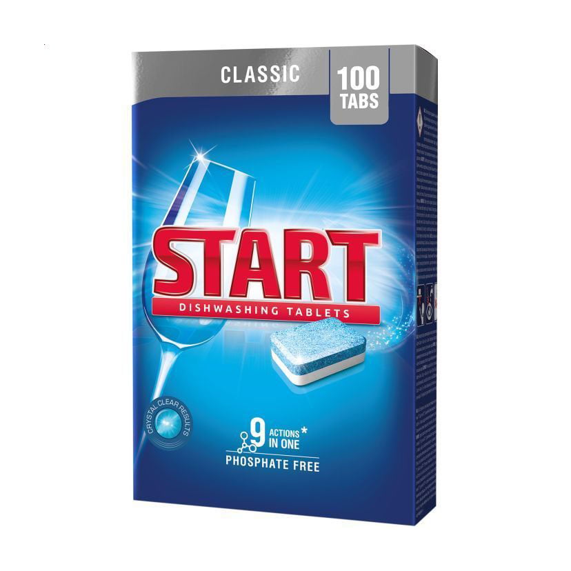 Таблетки для посудомийної машини START. Classic, 100 шт