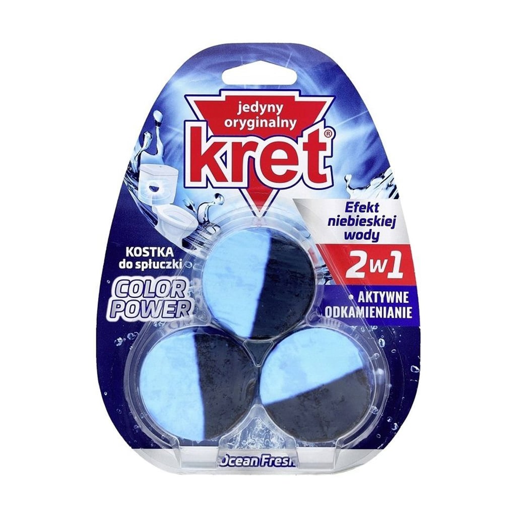 Таблетки для зливного бачка Kret Ocean Fresh, 3*50 г