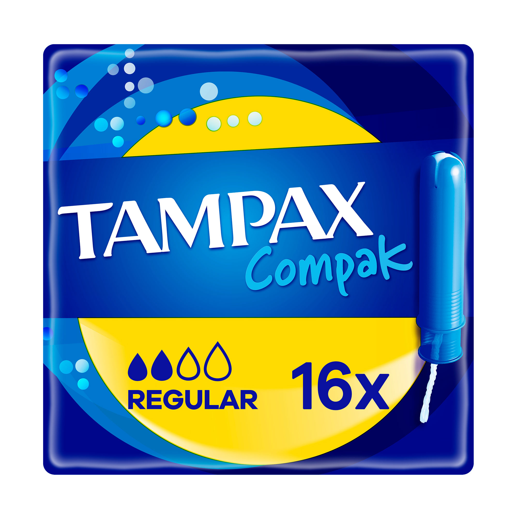 Тампони Tampax Compak Regular з аплікатором, 16 шт