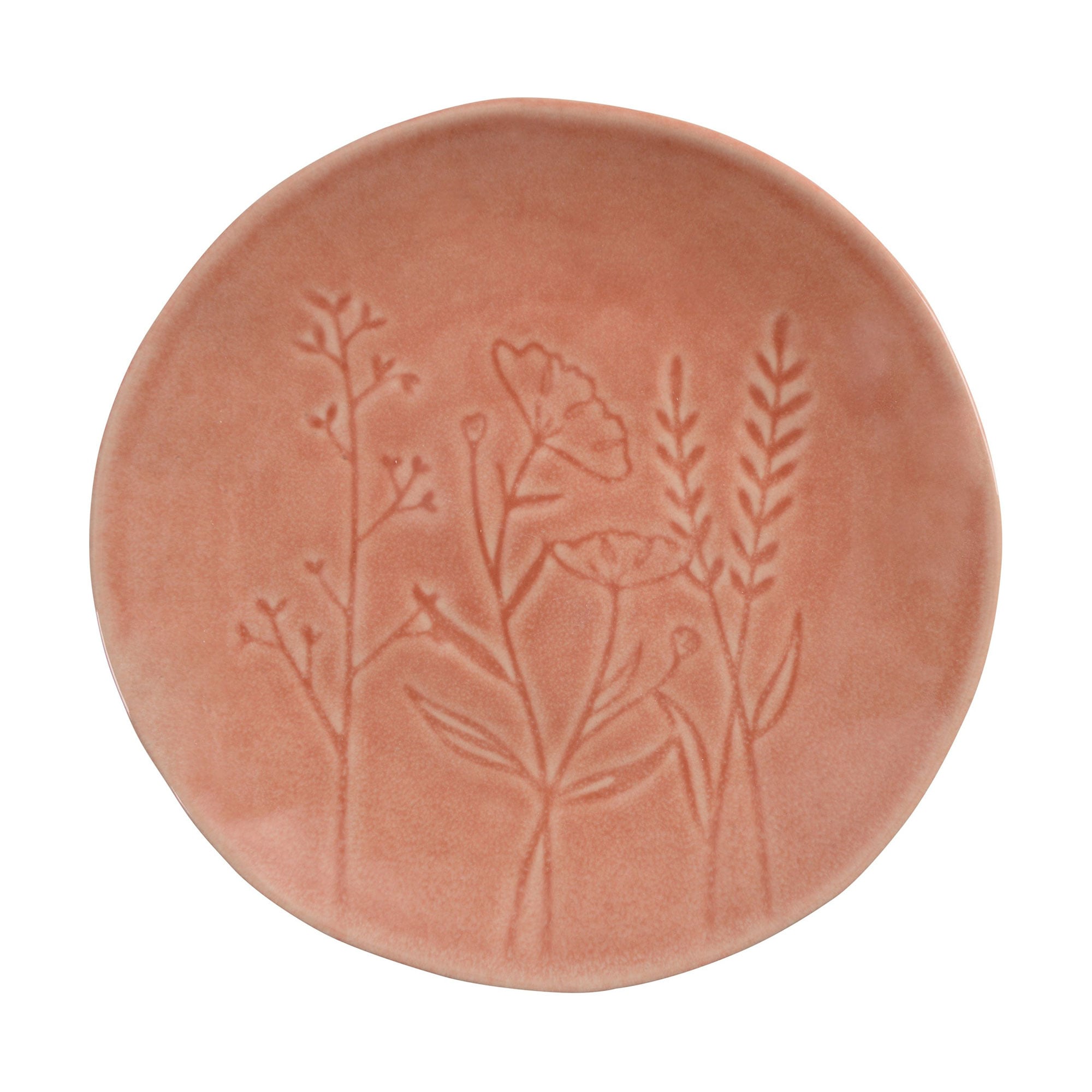 Тарілка десертна Limited Edition Herb Terra кругла, рожева, 21 см (E1579-2)