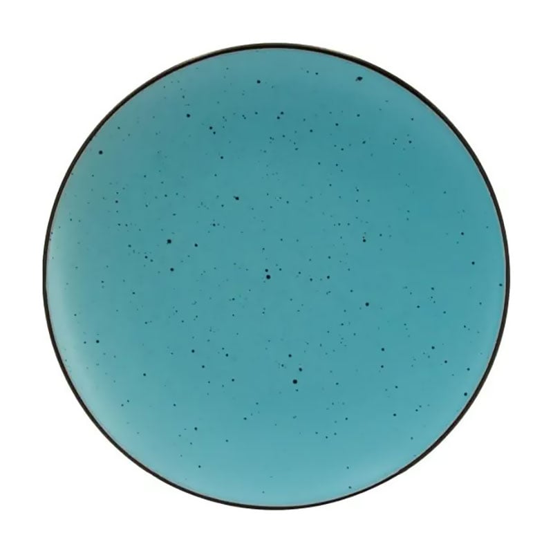 Тарілка десертна Milika Topaz Blue з бортом, керамічна, 20 см (M0470-TRSC2309014-80P-2)