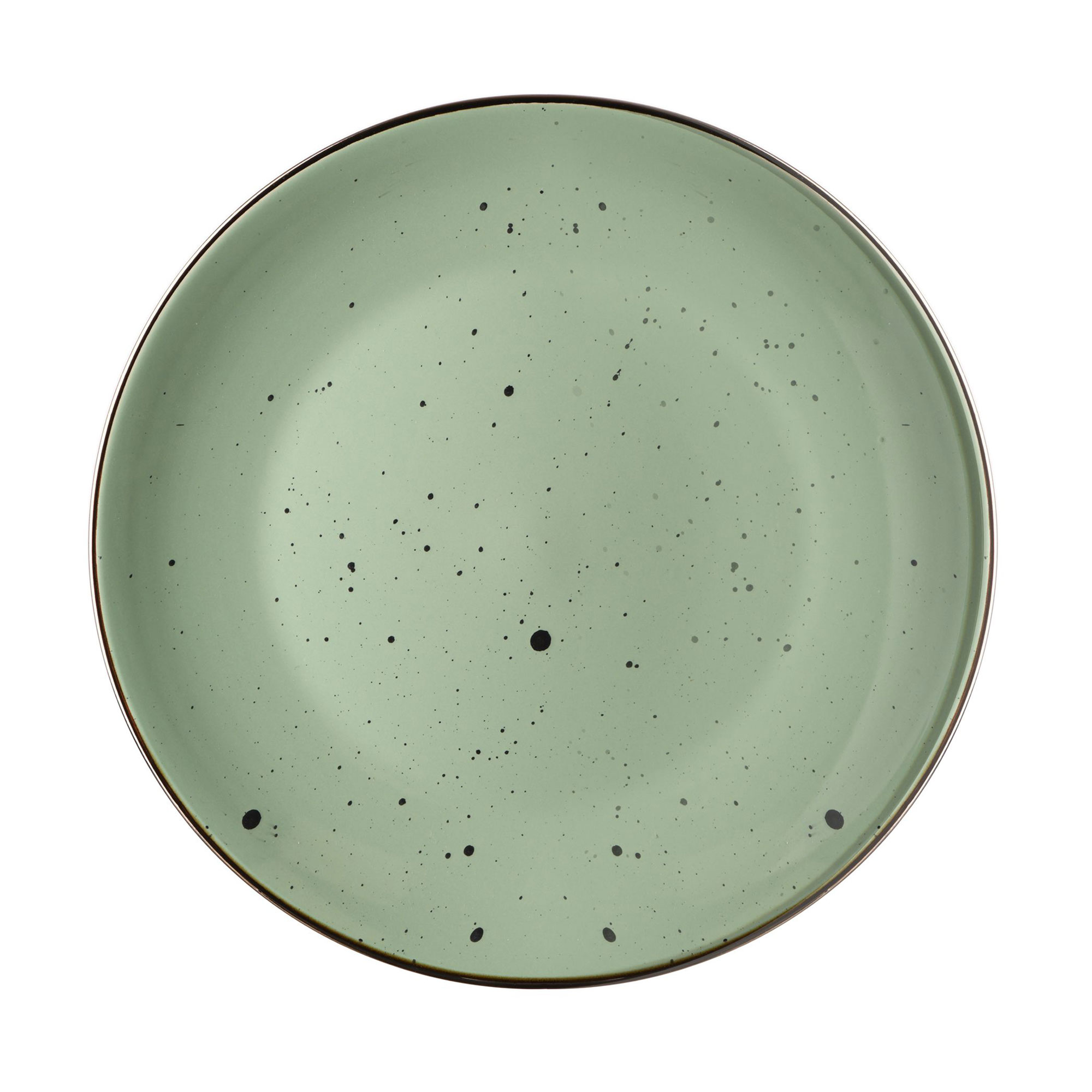 Тарілка обідня Ardesto Bagheria керамічна, Pastel Green, 26 см (AR2926GGC)