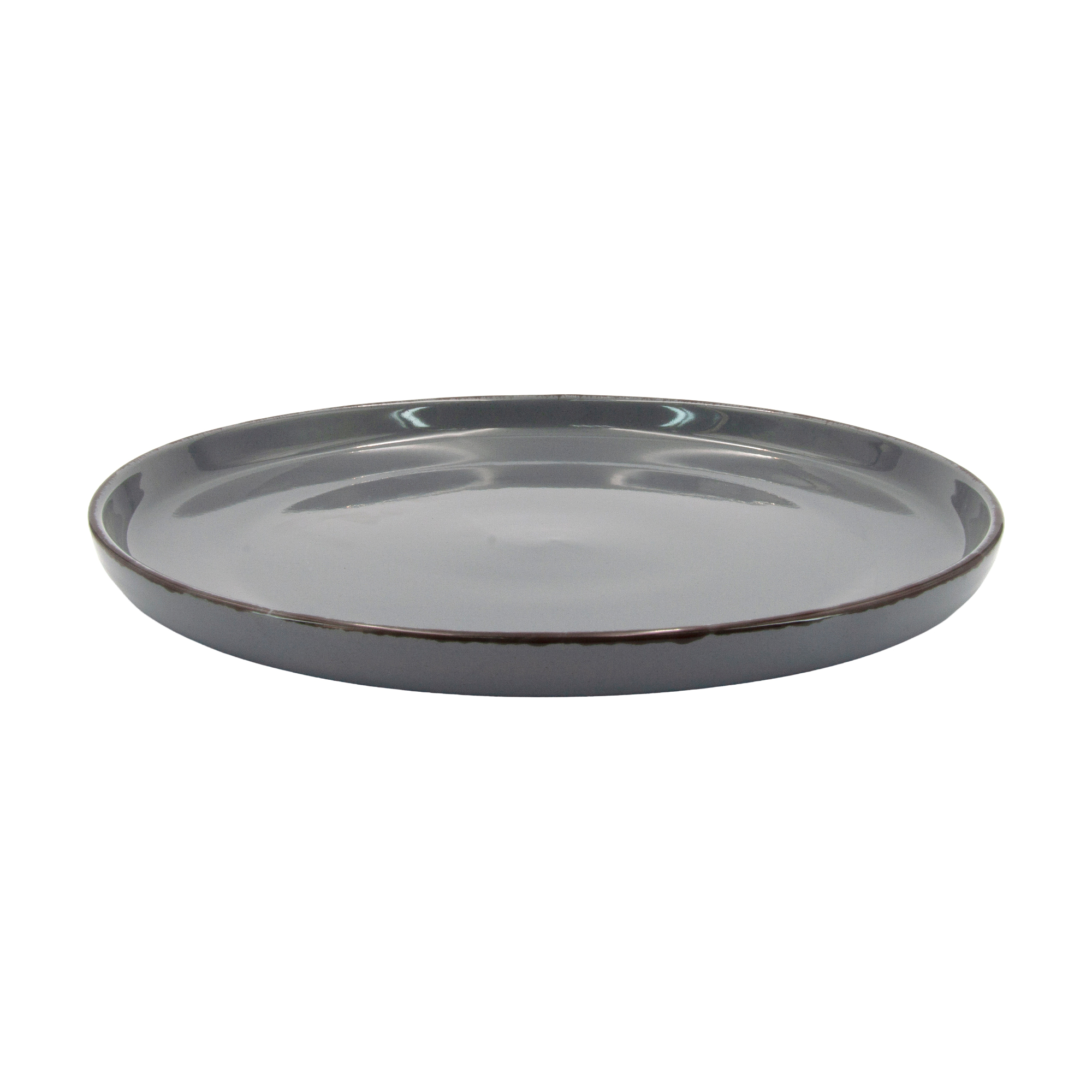 Тарілка обідня Milika Favaris Grey керамічна, 27 см (M0480-28F-005G-D)