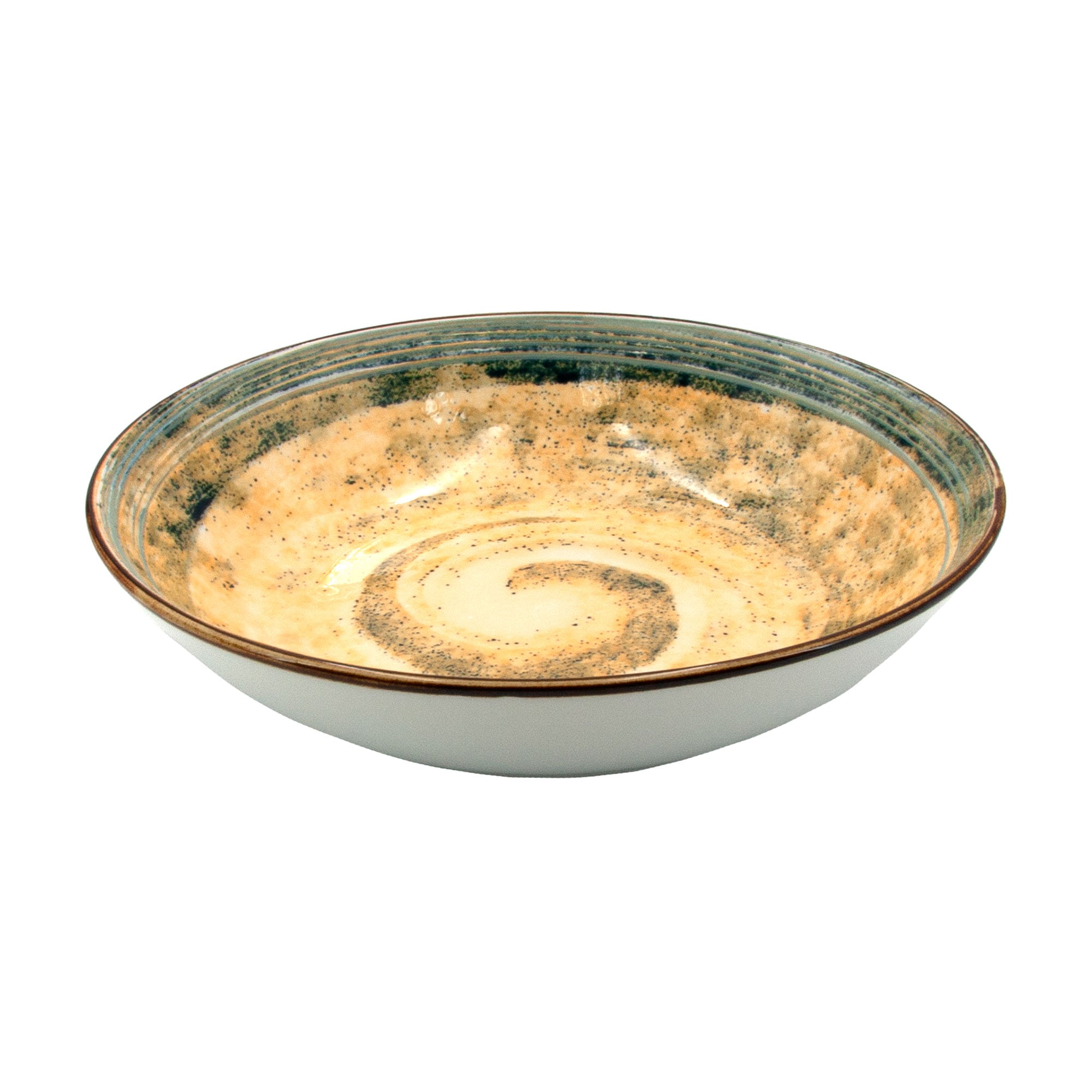 Тарілка супова Milika Sand Yellow порцелянова, 20 см (M0540-TRSC251815-80SP)