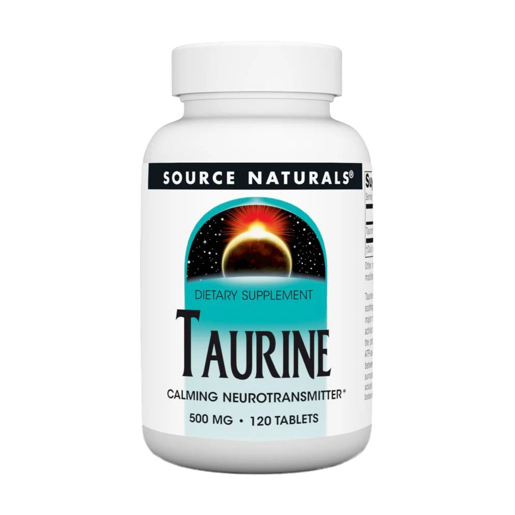 Таурин Source Naturals Taurine, 500 мг, 120 таблеток