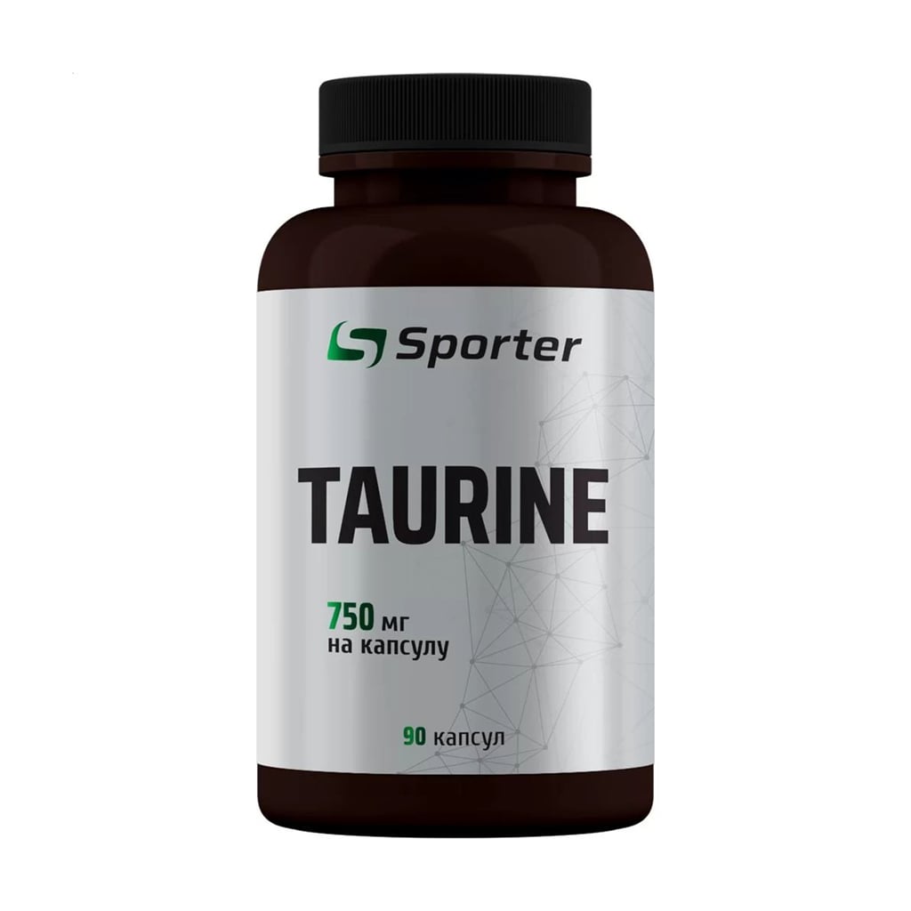 Таурин Sporter Taurine, 750 мг, 90 капсул