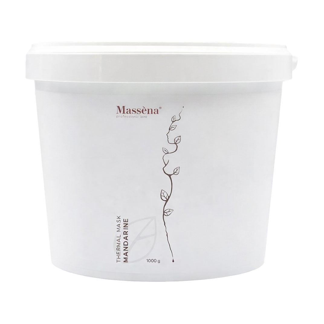 Термічна мандаринова маска для обличчя та тіла Massena Thermal Mask Tangerin, 1 кг