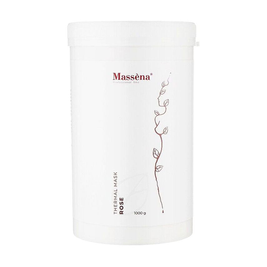 Термічна рожева маска для обличчя та тіла Massena Thermal Mask Rose, 1 кг