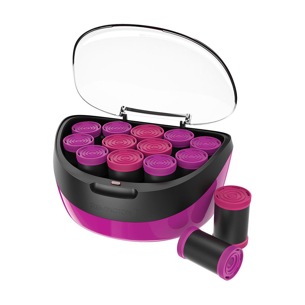 Термобігуді для волосся Remington Jumbo Curls діаметр 36, 41 мм, рожеві, 12 шт (H5670)