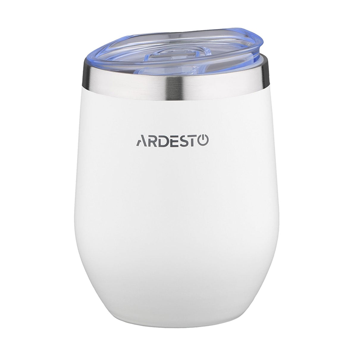Термокухоль Ardesto Compact Mug нержавіюча сталь, білий, 350 мл (AR2635MMW)