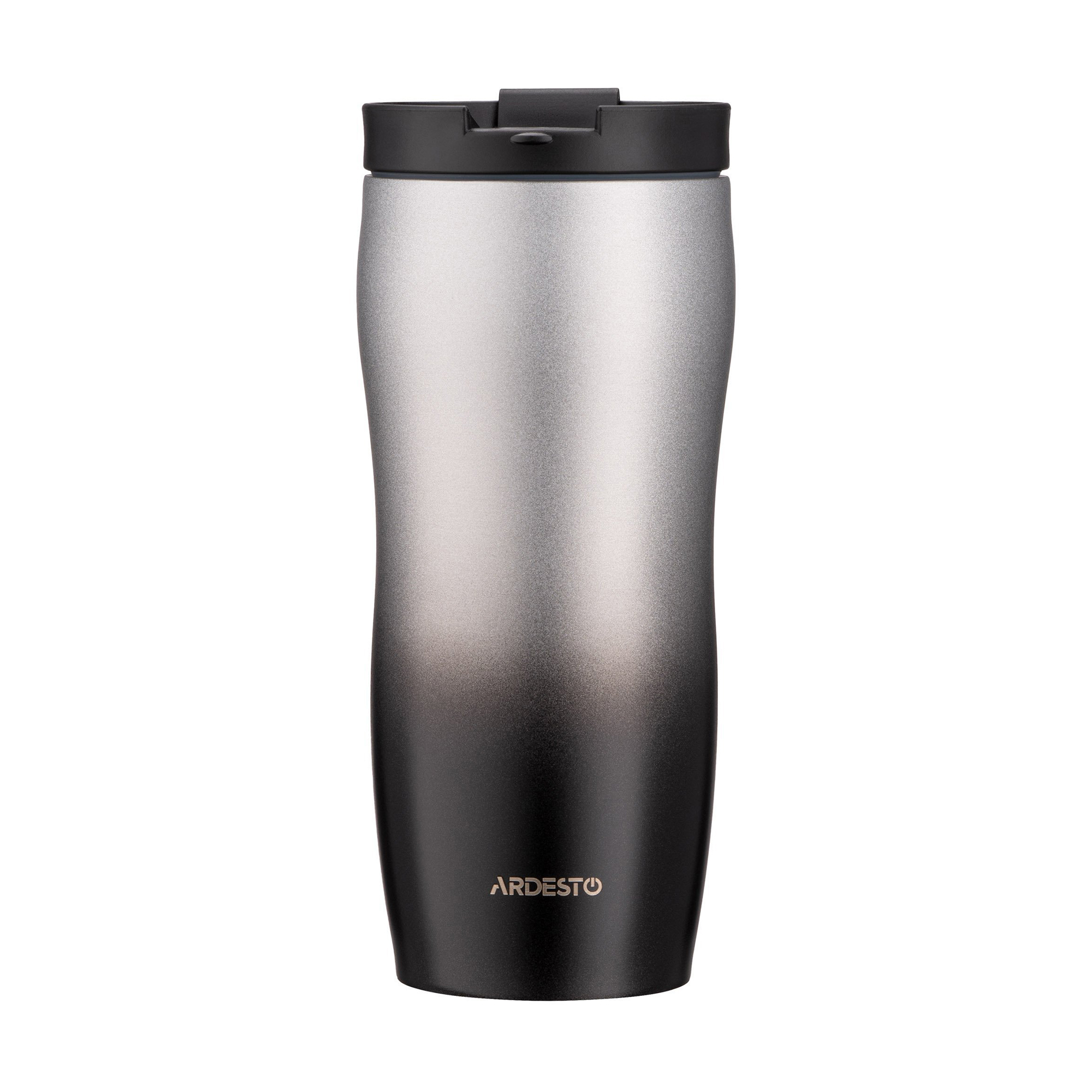 Термокухоль Ardesto Metallic неіржавна сталь, чорний, 450 мл (AR2645BM)