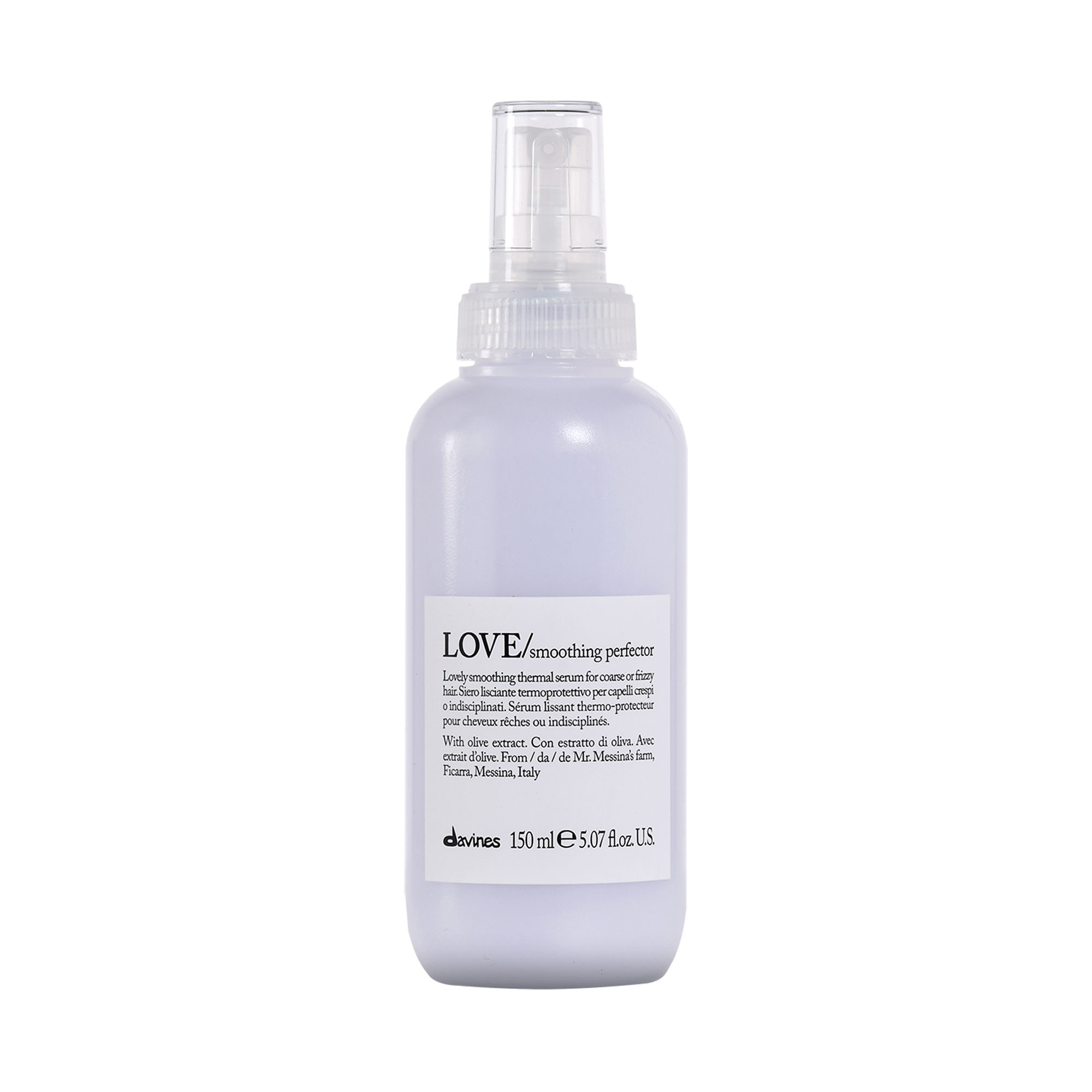 Термосироватка Davines Love Smoothing Perfector для розгладження неслухняного та хвилястого волосся, 150 мл