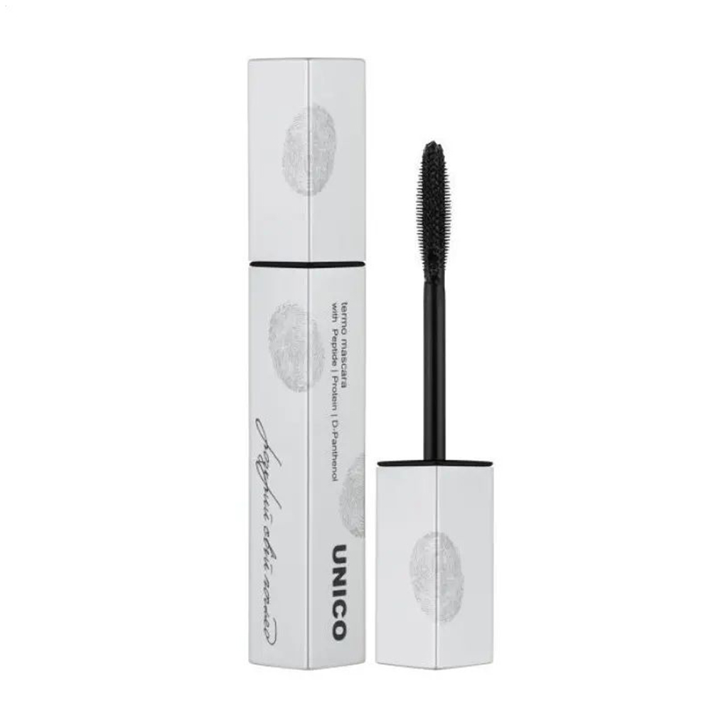 Термотуш для вій unico Termo Mascara, Brown, з пептидами, 10 г