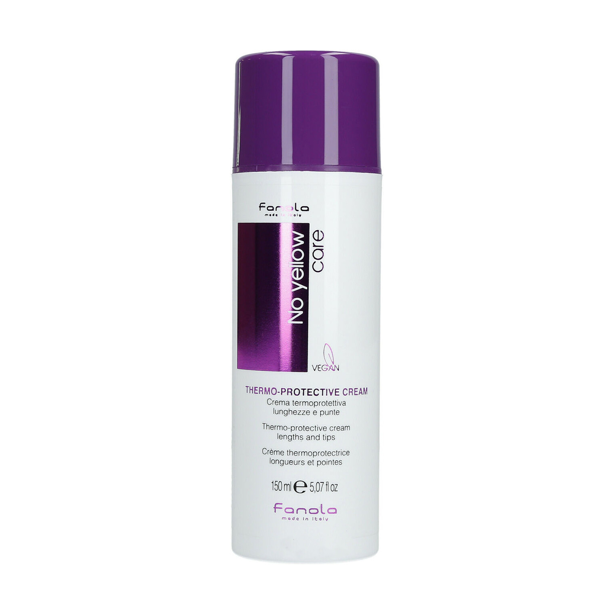 Термозахисний крем для волосся Fanola No Yellow Thermo-Protective Cream, 150 мл