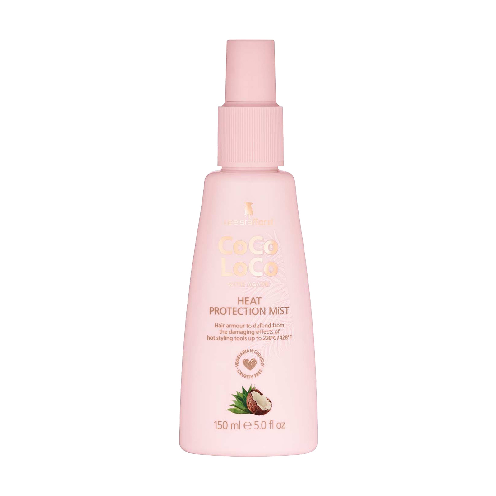 Термозахисний спрей для волосся Lee Stafford Coco Loco Heat Protection Mist з агавою та кокосовою олією, 150 мл