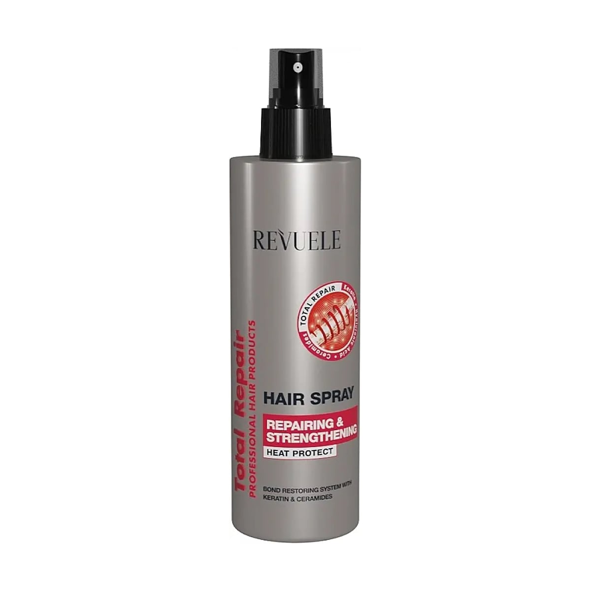 Термозахисний спрей для волосся Revuele Total Repair Hair Spray Відновлення та зміцнення, 200 мл