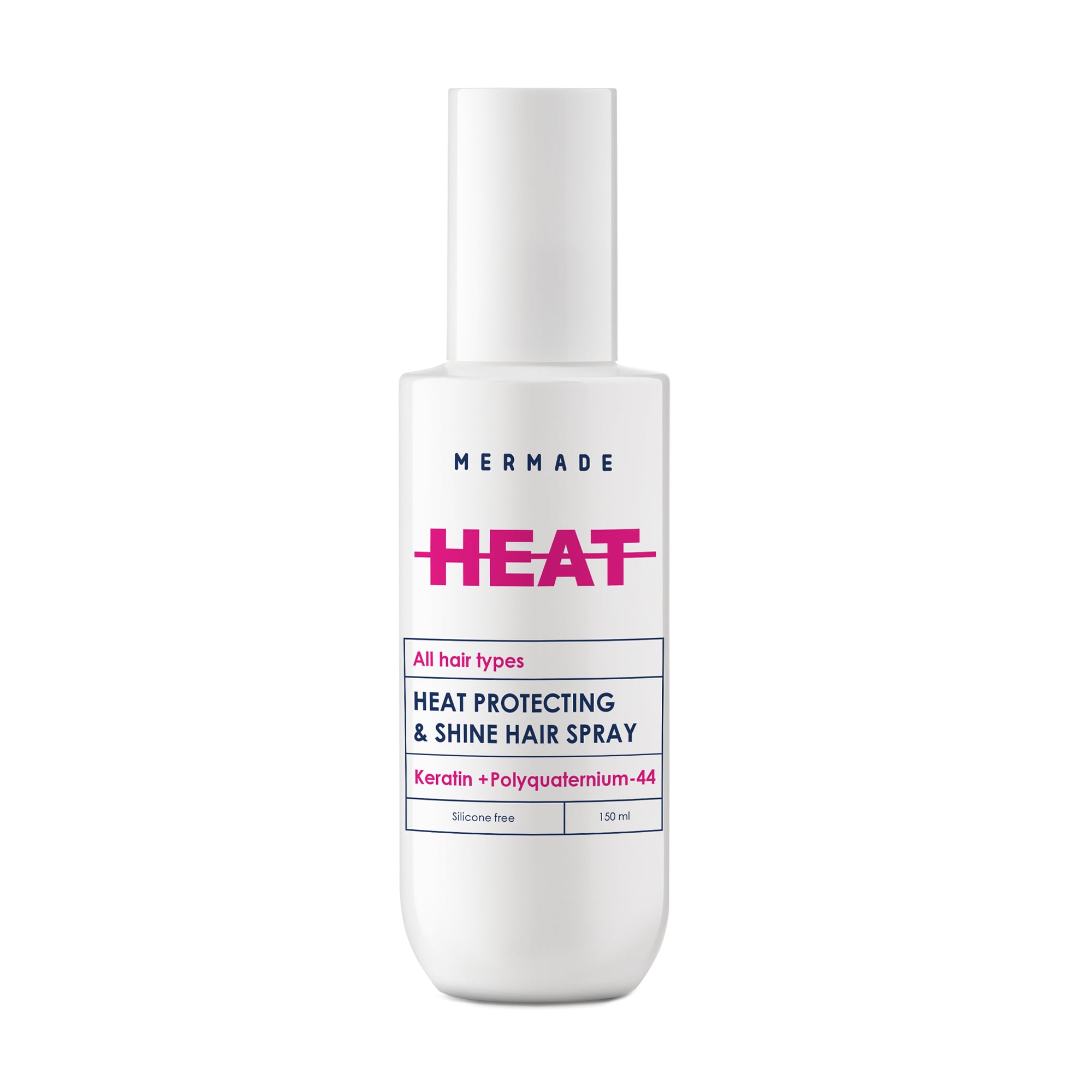Термозахист-спрей Mermade Heat Protecting &amp; Shine Hair Spray для всіх типів волосся, 150 мл