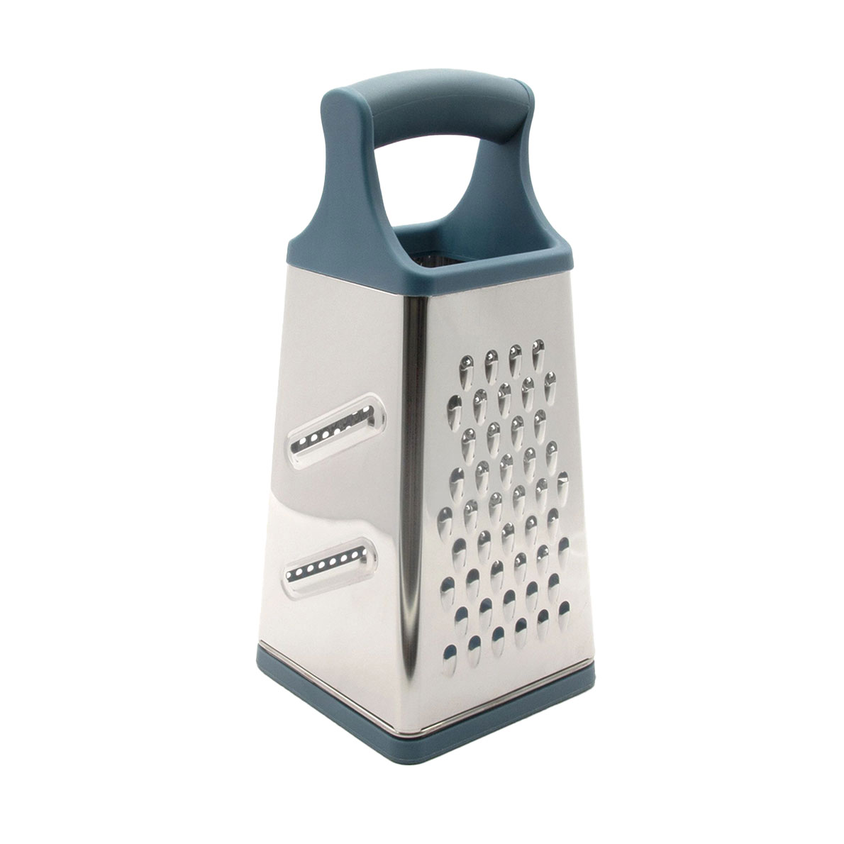 Тертка Lessner Sky Blue 4 грані, з пластиковою ручкою (10098)
