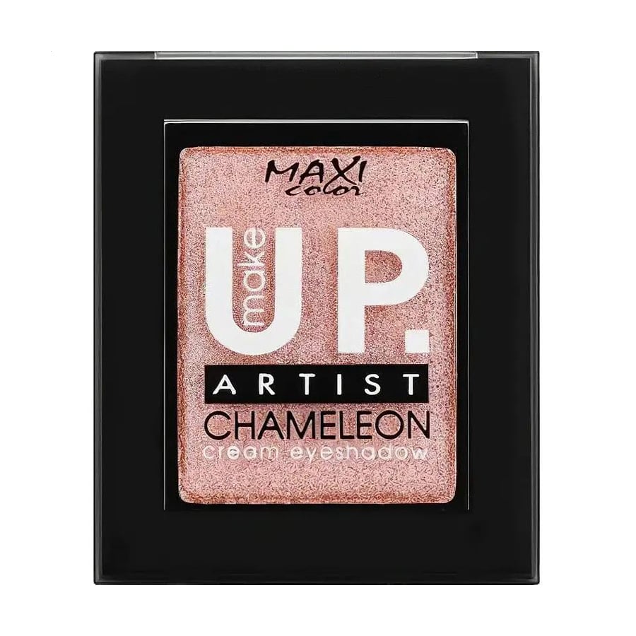 Тіні для повік Maxi Color Make Up Artist Chameleon Cream Eyeshadow 01 Золота троянда, 2.5 г