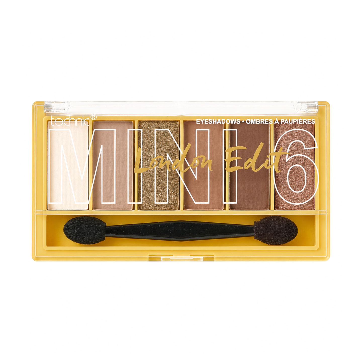 Тіні для повік technic Mini 6 Eyeshadow Palette, London Edit, 7.2 г