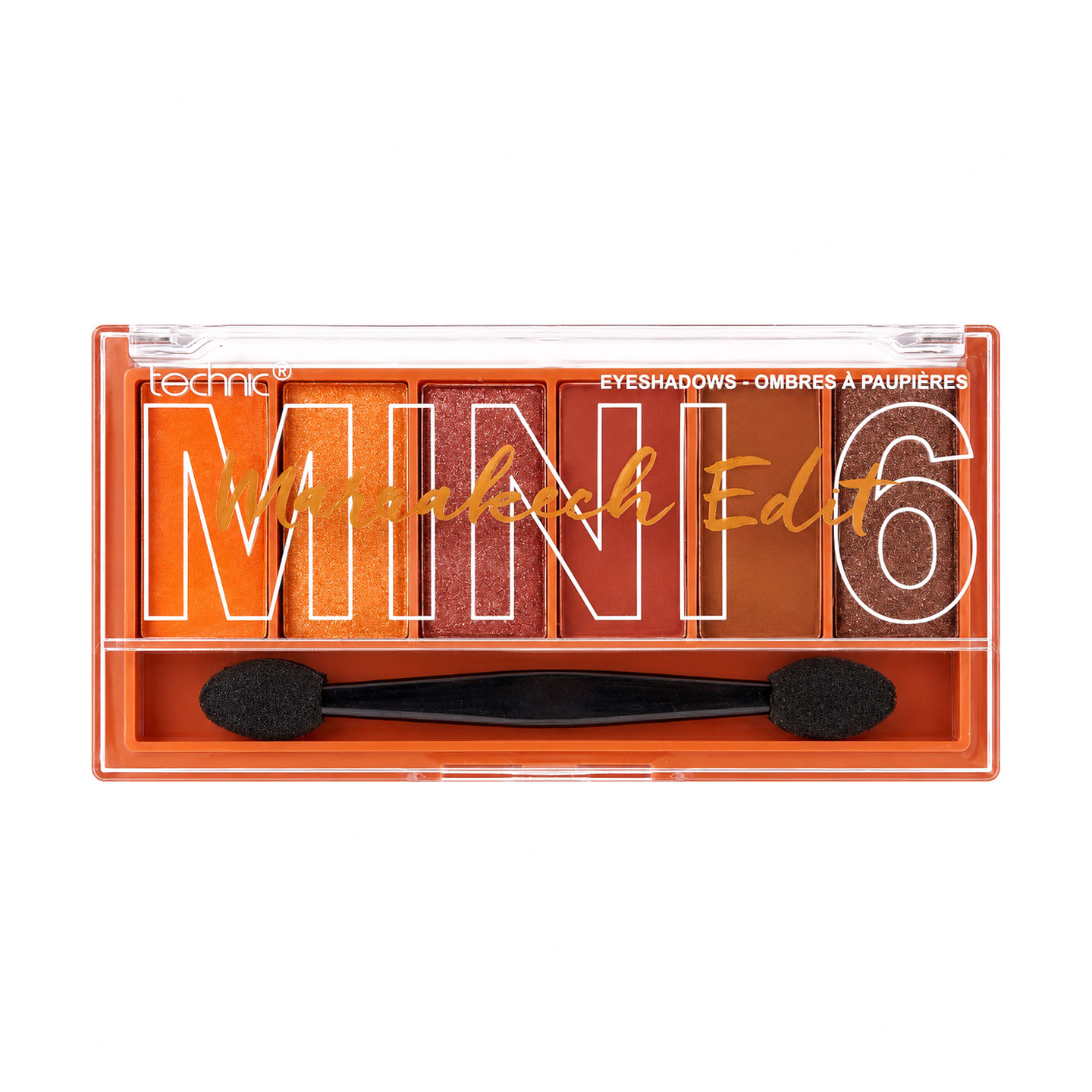 Тіні для повік technic Mini 6 Eyeshadow Palette, Marrakech Edit, 7.2 г