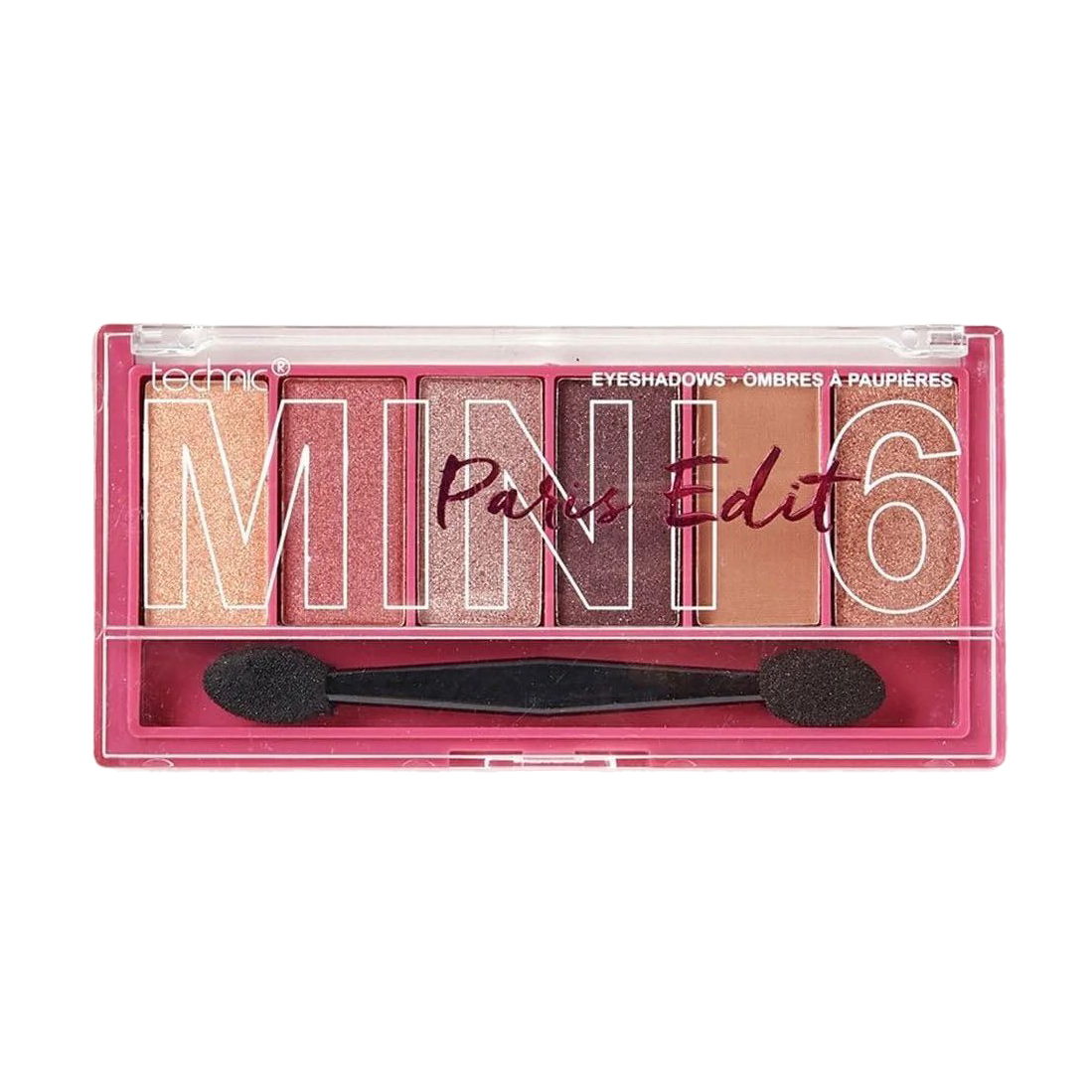 Тіні для повік technic Mini 6 Eyeshadow Palette, Paris Edit, 7.2 г