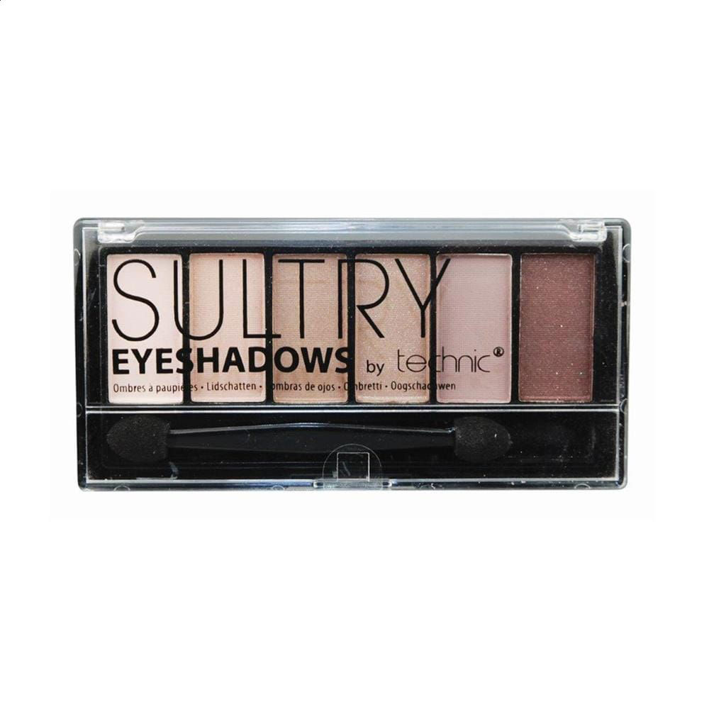 Тіні для повік technic Mini 6 Eyeshadow Palette, Sultry Rosebud, 7.2 г