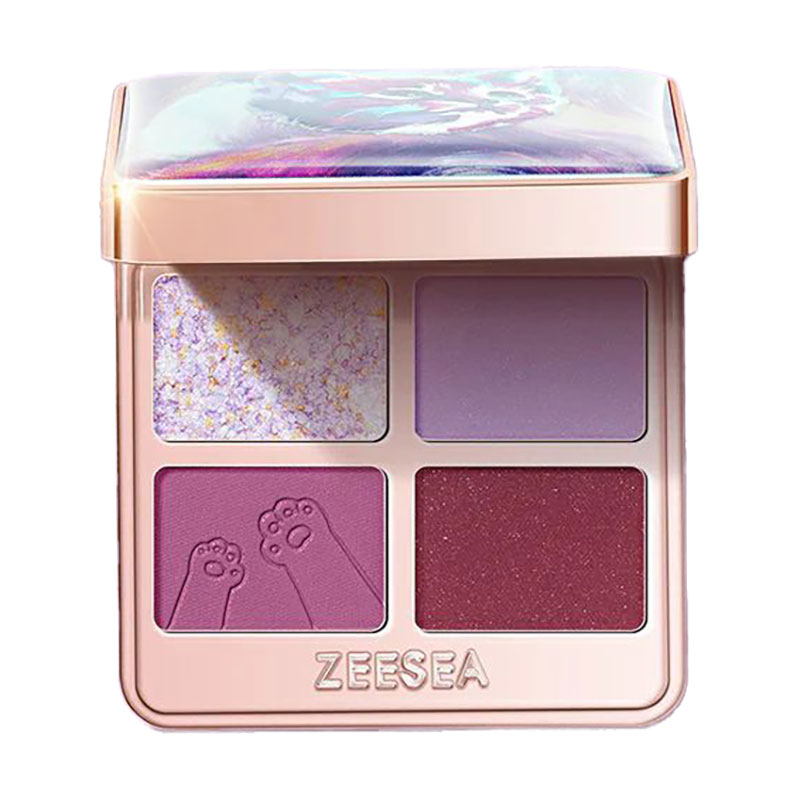 Тіні для повік Zeesea Colorful Animal Four-Color Eyeshadow X04, 3.5 г