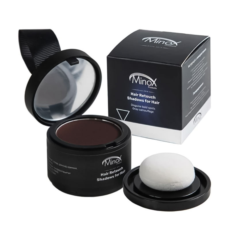 Тіні-камуфляж для зон порідіння Minox Hair Retouch Shadows for Hair, Auburn, 4 г