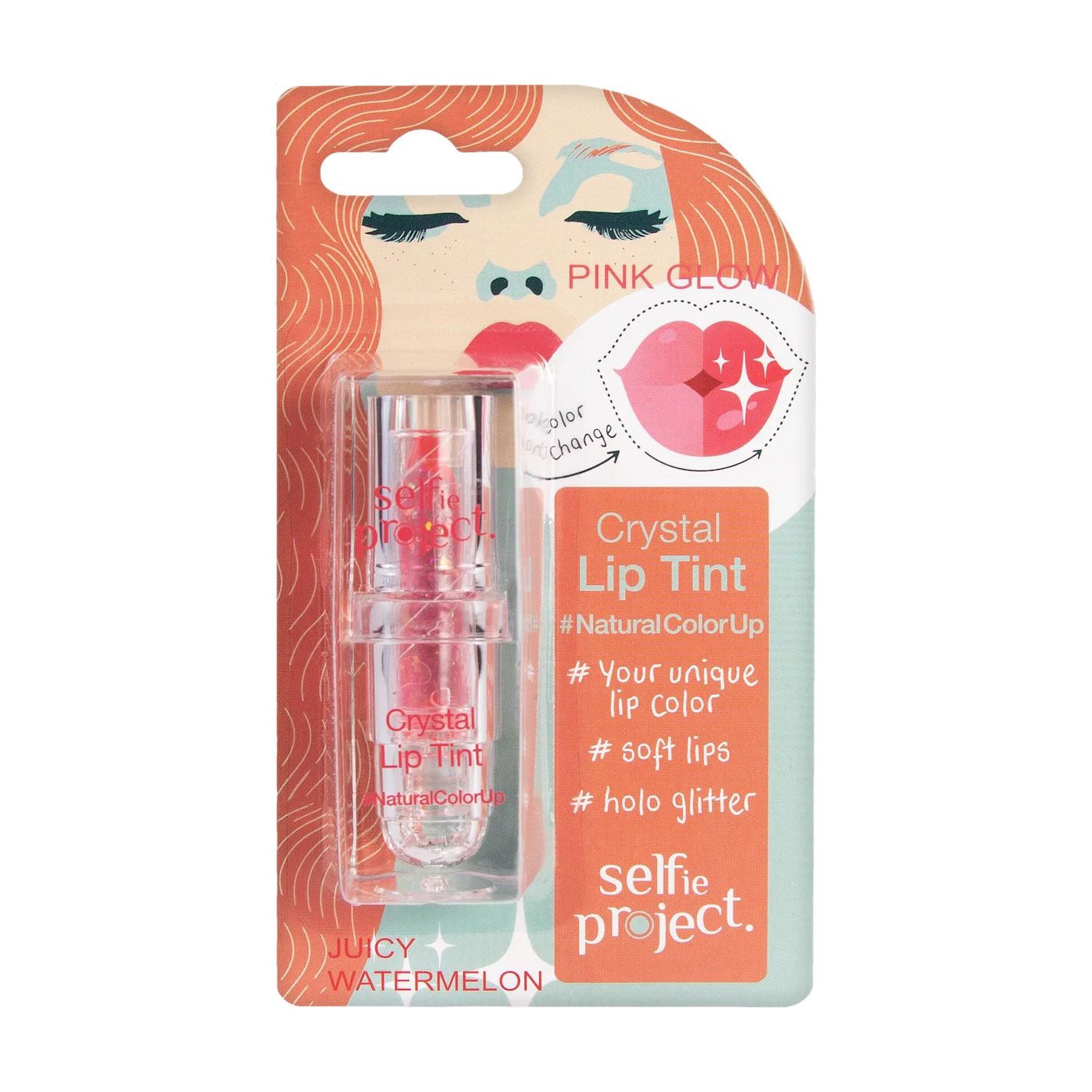 Тінт для губ Selfie Project Crystal Lip Tint NaturalColorUp, 3.5 г