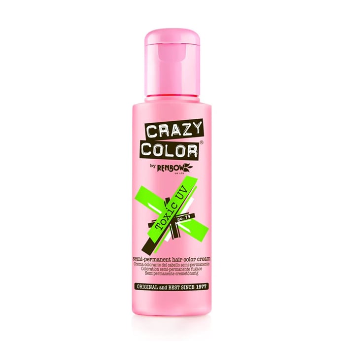 Тінт-фарба для волосся Crazy Color Semi Permanent Hair Color Cream 79 Toxic UV, 100 мл
