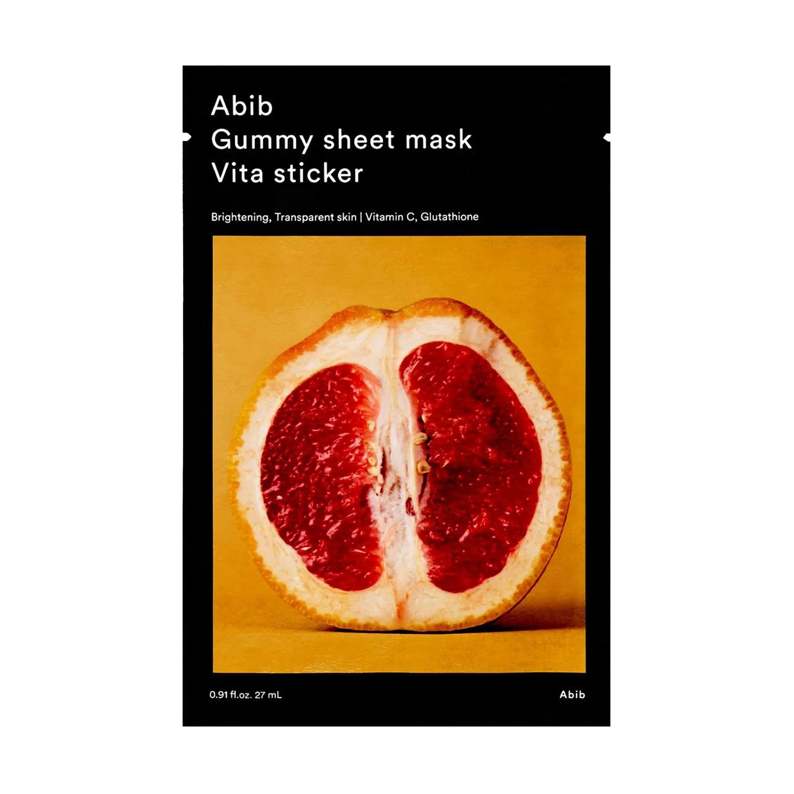Тканинна маска для обличчя Abib Gummy Sheet Mask Vita Sticker, 27 мл