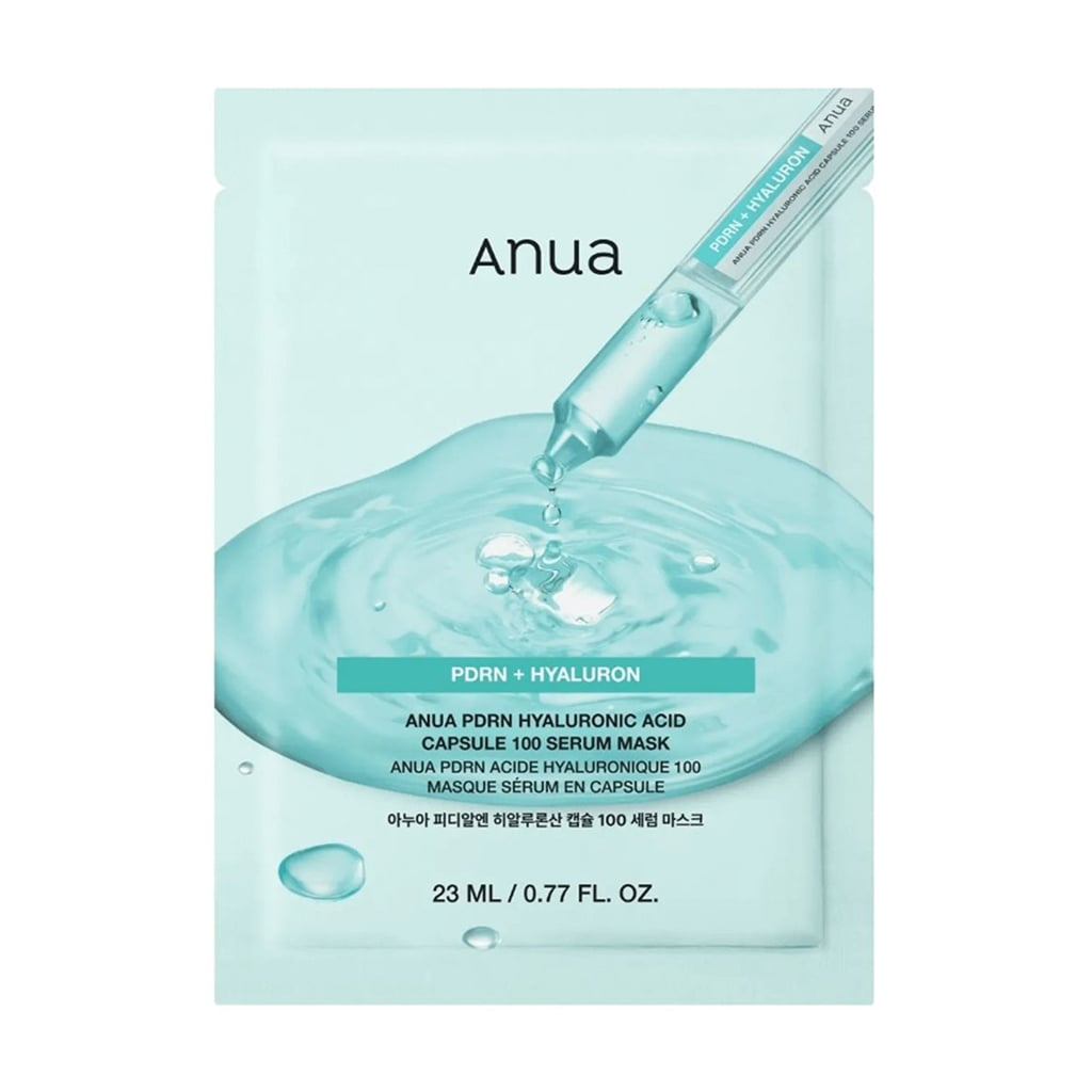 Тканинна маска для обличчя Anua PDRN + Hyaluronic Acid Capsule 100 Serum Mask, 23 мл