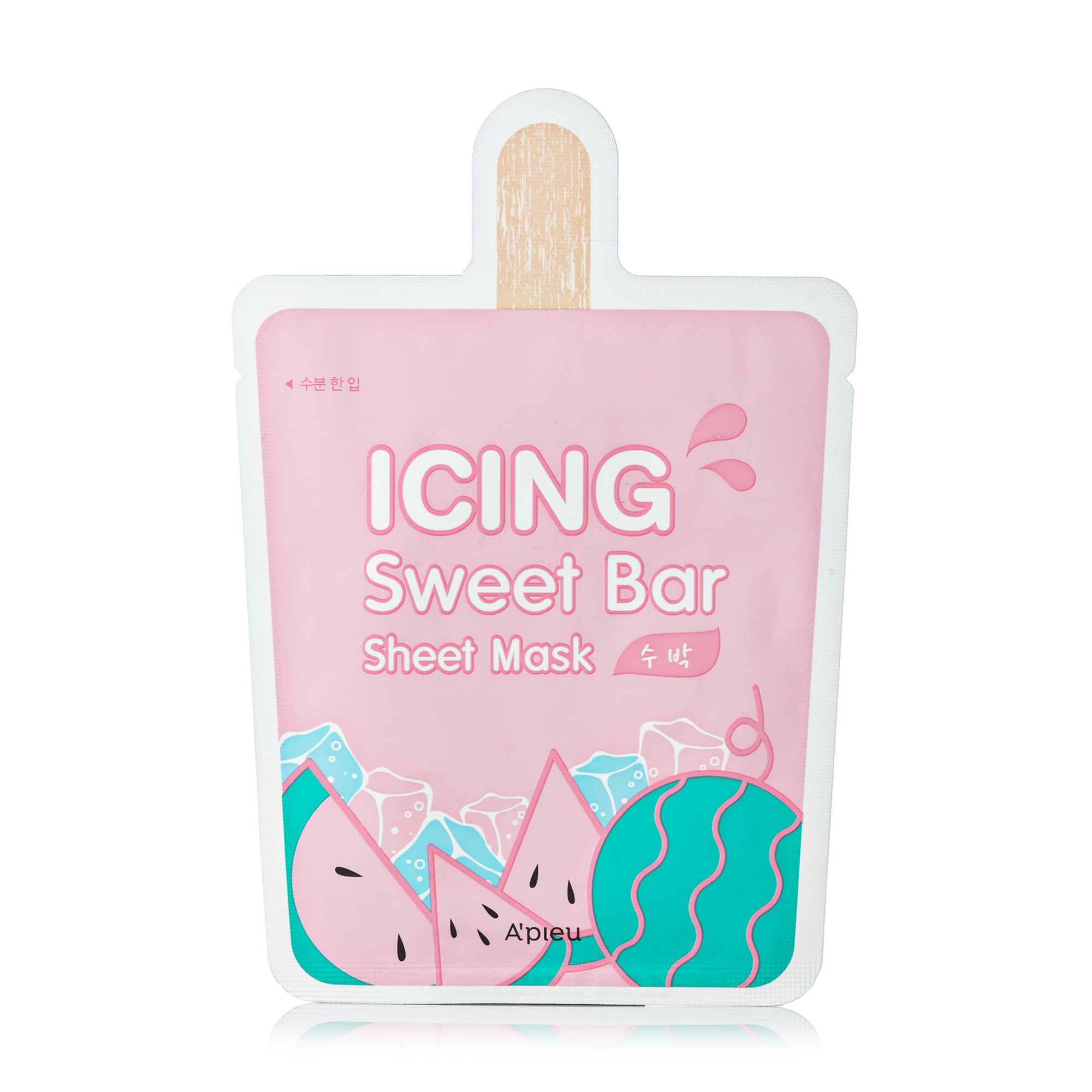 Тканинна маска для обличчя  A'pieu Icing Sweet Bar Sheet Mask Морозиво-Кавун, 21 г