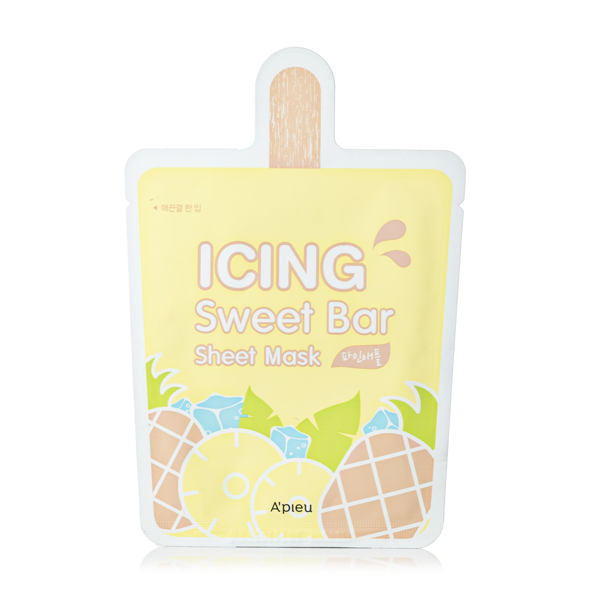 Тканинна маска для обличчя A'pieu Icing Sweet Bar Sheet Mask Pineapple з екстрактом ананасу, 21 г