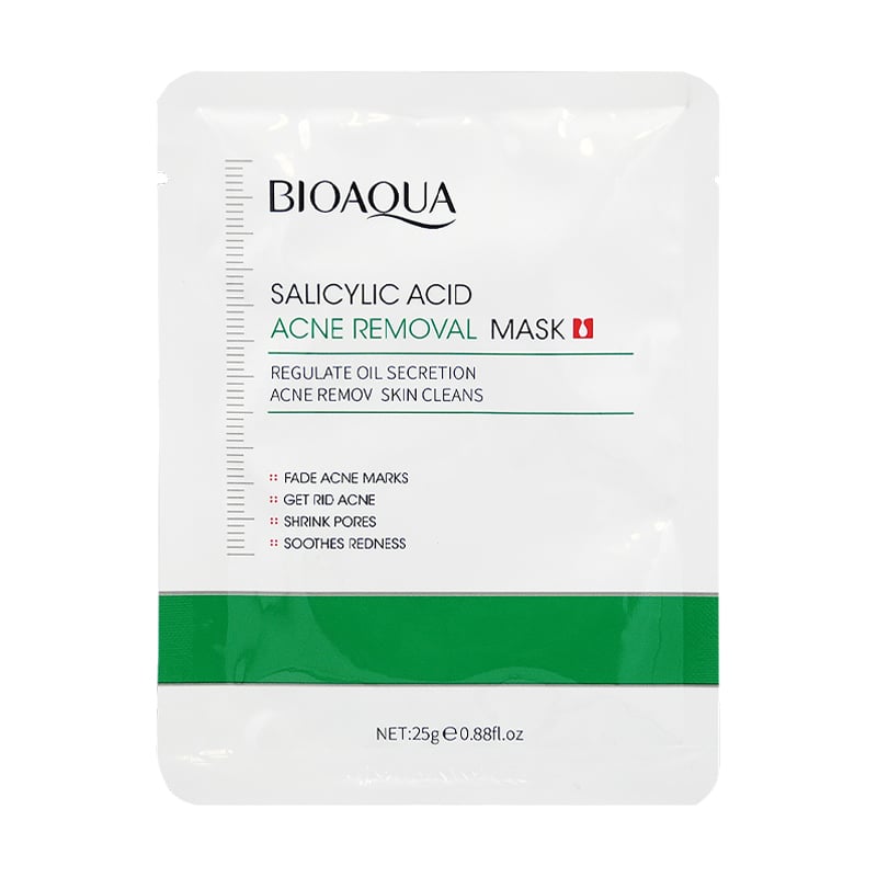 Тканинна маска для обличчя Bioaqua Salicylic Acid Acne Removal Face Mask з саліциловою кислотою, 25 г