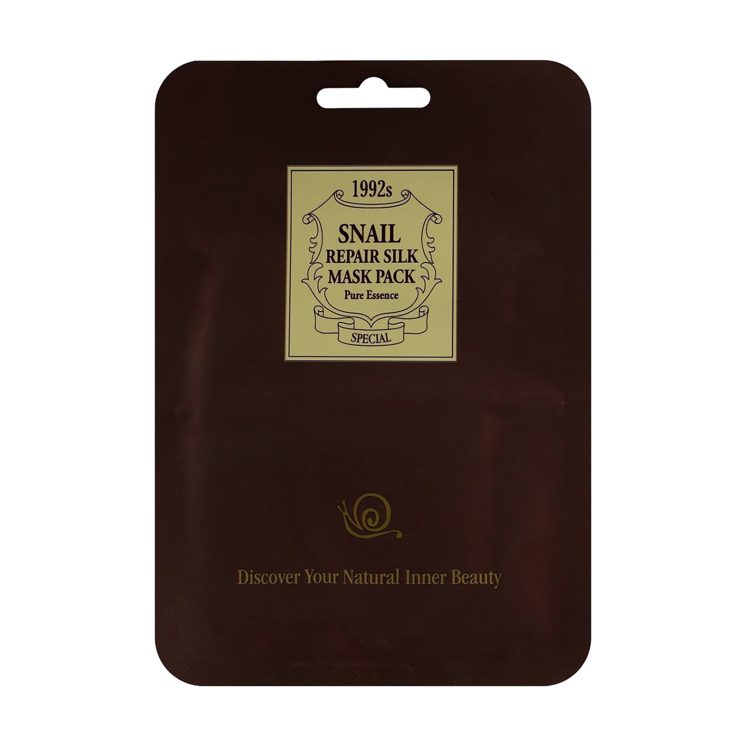 Тканинна маска для обличчя Chamos Acaci Snail Repair Silk Mask Pack з муцином равлика, 23 мл