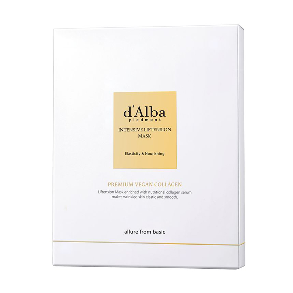 Тканинна маска для обличчя D'Alba Intensive Liftension Mask з колагеном, 35 мл