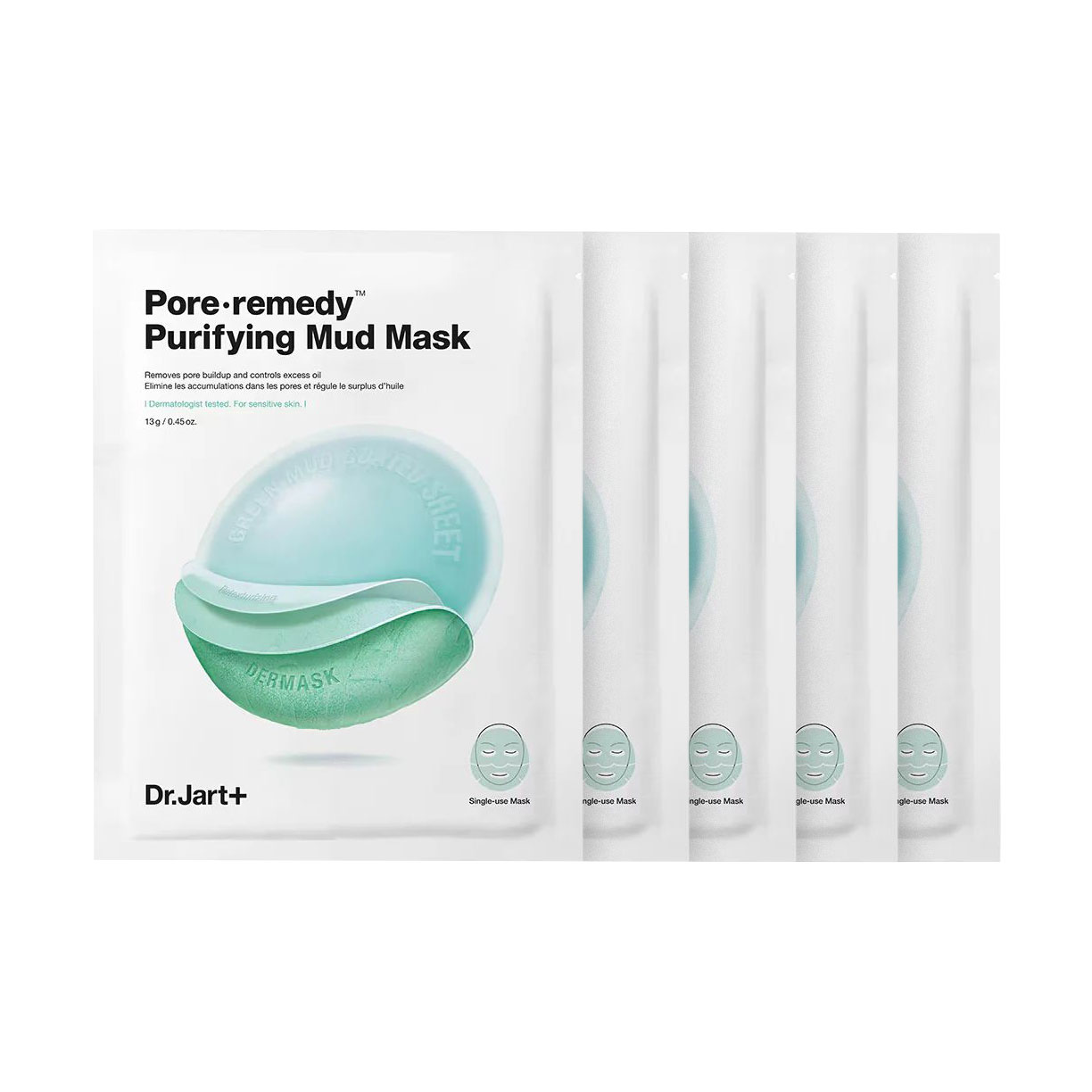 Тканинна маска для обличчя Dr. Jart+ Dermask Pore-remedy Purifying Mud Mask, 5*13 г