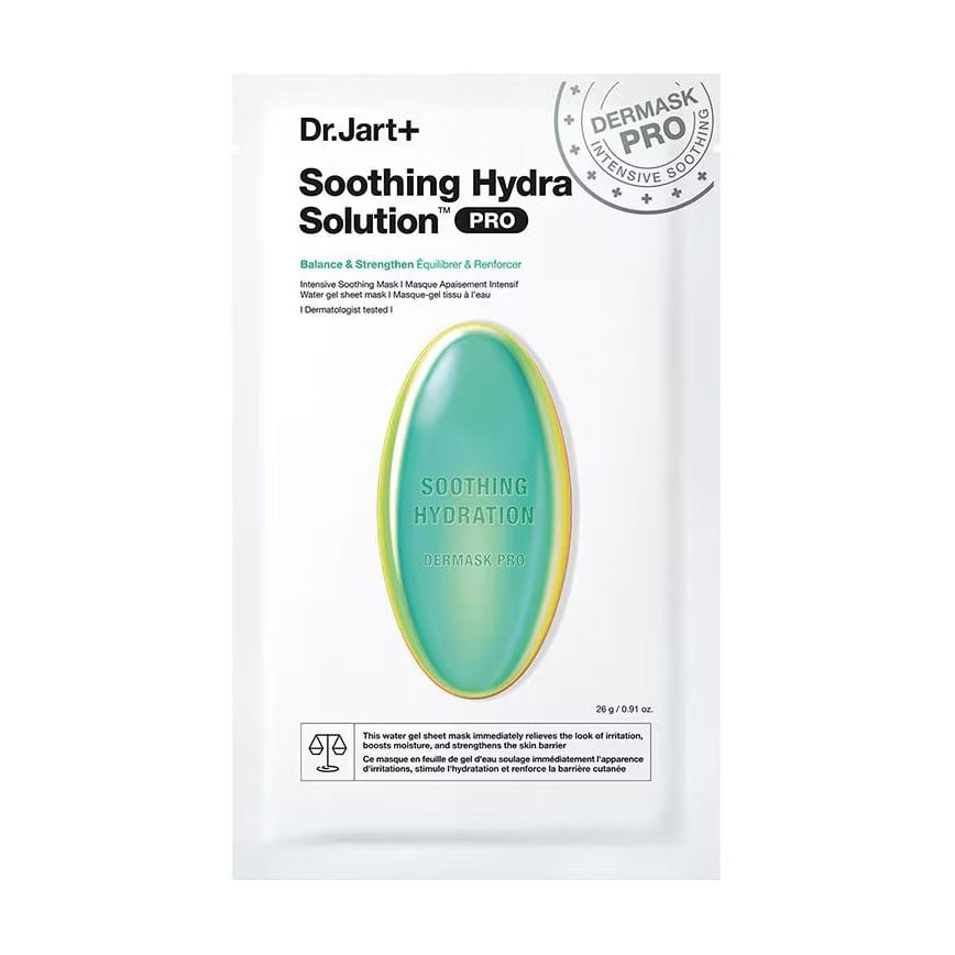 Тканинна маска для обличчя Dr. Jart+ Soothing Hydra Solution Pro, 26 г