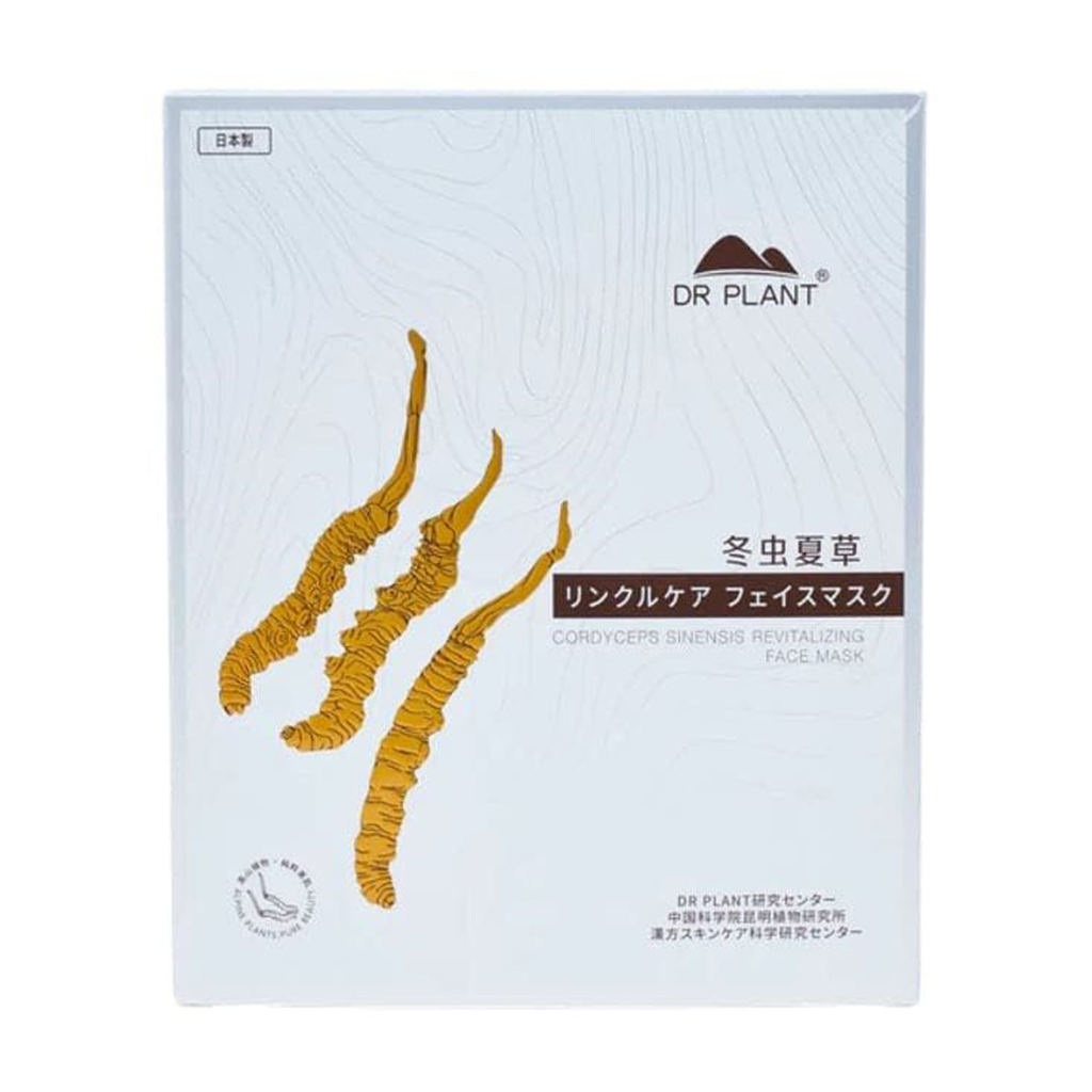 Тканинна маска для обличчя Dr. Plant Cordyceps Sinensis Revitalizing Face Mask, 7 шт