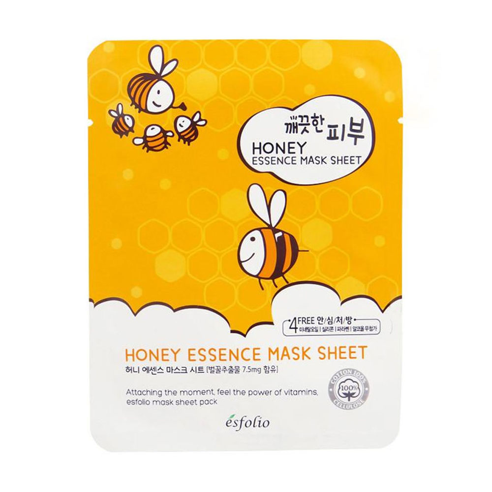 Тканинна маска для обличчя Esfolio Honey Essence Mask Sheet з медом, 25 мл
